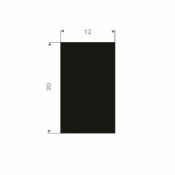 RECHTHOEKIGSNOER VOLRUBBER 20X12MM