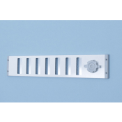 Goudkuil Schuifrooster Aluminium 50X9Cm Wit