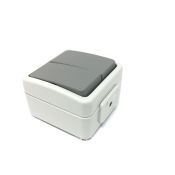 Delftechniek Serieschakelaar Opbouw Spatwaterdicht