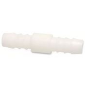 SLANGVERBINDER KUNSTSTOF WIT RECHT