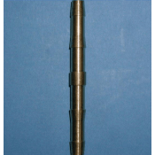 Slangverbindingspijp 6 mm Toepassing Tot 25 Bar 915006 MESSING