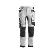 Snickers Allroundwork, Stretch Werkbroek Met Hols Terzakken  6241 Wit/zwart Mt 258