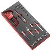 Stanley MODULE DOPPEN 1/4'' 6-KANT E N ACCESSOIRES - METRISCH MODM.R161-36 MODM.R161-36