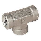 TEE-OPSCHROEFKOPPELING AISI 316 316NPT.BI.1/4"