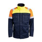Tranemo Workwear Jack 673088 Cantex WS Marineblauw/Geel/Oranje