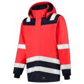 Tricorp Parka High Vis Bicolor 403020 Fluor Red-Ink