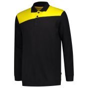 Tricorp Polosweater Bicolor Naden 302004 Black-Yellow