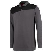 Tricorp Polosweater Bicolor Naden 302004 Darkgrey-Black