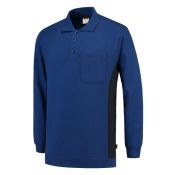 Tricorp Polosweater Met Borstzak 302001 Royalblue/Navy