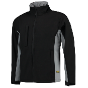 Tricorp Softshell Bicolor 402002 Black/Grey