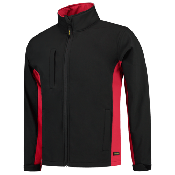 Tricorp Softshell Bicolor 402002 Black/Red