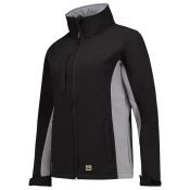 Tricorp Softshell Bicolor Dames 402008 Black-Grey