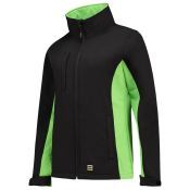 Tricorp Softshell Bicolor Dames 402008 Black-Lime