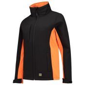 Tricorp Softshell Bicolor Dames 402008 Black-Orange