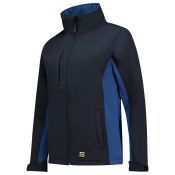 Tricorp Softshell Bicolor Dames 402008 Navy-Royalblue