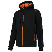 Tricorp Softshell Capuchon Accent 402705 Black/Orange