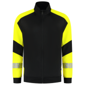Tricorp Sweatvest Reflective Redefined Black/Fluoryellow