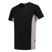 Tricorp T-shirt Bicolor 102004 Black-Grey