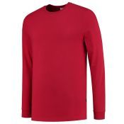 Tricorp T-shirt Lange Mouw 60°C Wasbaar 101015 Red