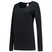 Tricorp T-shirt Lange Mouw Dames 101010 Black