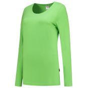 Tricorp T-shirt Lange Mouw Dames 101010 Lime