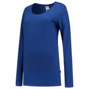 Tricorp T-shirt Lange Mouw Dames 101010 Royalblue