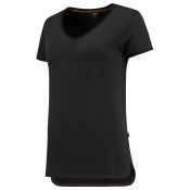 Tricorp T-shirt Premium V Hals Dames 104006 Black