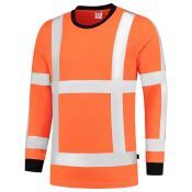 Tricorp T-shirt RWS Birdseye Lange Mouw 103002 Fluor Orange