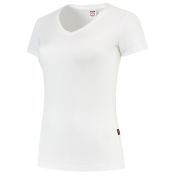 Tricorp T-shirt V Hals Fitted Dames 101008 White