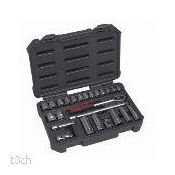 Kraftwerk Dop assortiment met ratel 3/8" 24 Dlg