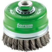 Forum Komborstel Getordeerd Roest Vrij Staal80x0,50mm, M14 4236811013