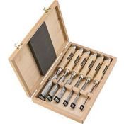 Forum Steekbeitelset Met Houte N Heft In Houtenkist 6-delig 4221801150