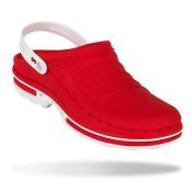 Bata Medische Klomp Steri-Tech WIT/ROOD MT 37/38