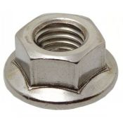 Zeskantflensmoer RVS A4 DIN 6923 M6