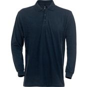 Acode Heavy Poloshirt Met Lang E Mouwen 1722 Piq