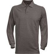 Acode Heavy Poloshirt Met Lang E Mouwen 1722 Piq