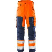 Fristads High Vis Winterbroek Klasse 2 2034 Pp Fristads Hi-vis Oranje/marineblauw S / 100984-271-s Hi-Vis oranje/marineblauw S