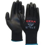 Oxxa® Werkhandschoenen 14-086 Pu-flex ZWART MAAT 7