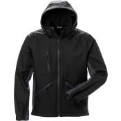 Acode Windwear Softshelljack 1 414 Shi Zwart/grijs