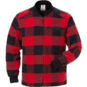 Fristads Gewatteerd Overhemd 7096 Swp Rood/zwart