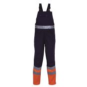 Havep Amerikaanse Overall High Visibilit Y Marinebl./fluo Oranje