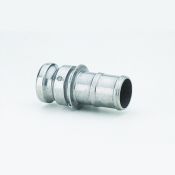 Snelkoppeling type E mannelijk met slangpilaar, aluminium TYPE E - 51 MM