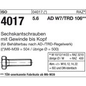 Tapbout Zwart 5.6 ISO 4017