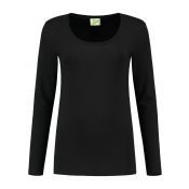 Lemon & Soda T-shirt crewneck cot elast Black mt XL