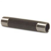 Delftechniek PIJPNIPPEL ZWART<BR/><BR/>NR.23-1/4"X60MM NR.23-1/4"X60MM