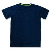 Stedman T-shirt raglan mesh activedry 533C Marineblauw
