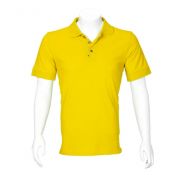 Triffic Poloshirt heren TRI5102621 Circulair korte mouw Geel