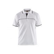 Blaklader Blåkläder Poloshirt 3389 WIT/DONKERGRIJS MT XL