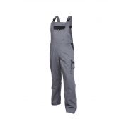 Dassy Profesional Workwear Bretelbroek - Calais Cementgrijs/Zwart - mt 54