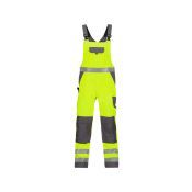 Dassy Bretelbroek Toulouse PESCO74 Fluogeel/Cementgrijs